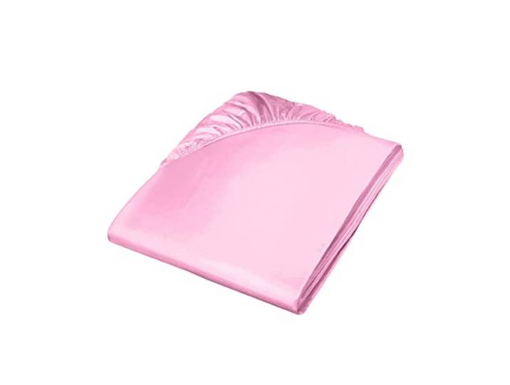 fleuresse Colours Spannlaken, Uni-Mako-Satin, rosa, 160 x 200 cm L-009100-4070-0500