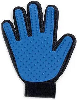 Quick Pick Pro Silicone Pet Grooming Gloves For Dogs & Cats Soft Deshedding Gloves Hair Removal Brush right Blue 1pc