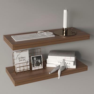PARISLOFT "31.5"" Floating Shelves Set of 2, Display Ledges - 31.5"" x 9.8"" x 1.5"""