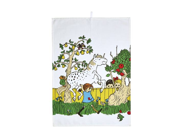 Muurla Torchon de cuisine Pippi 50x70 cm Le chemin du retour