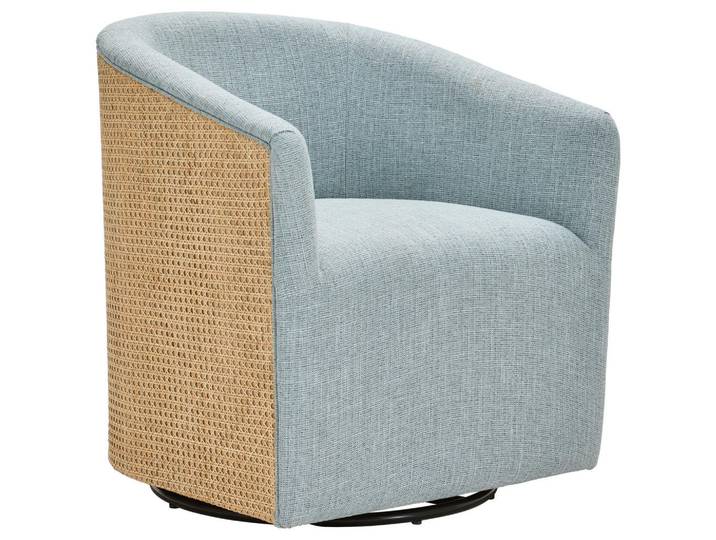 Livetastic Cocktailsessel Wiener Geflecht, Blau, Holz, Rattan, Wiener Geflecht, 69.5x75.5x65.6 cm, Wohnzimmer, Sessel, Cocktailsessel