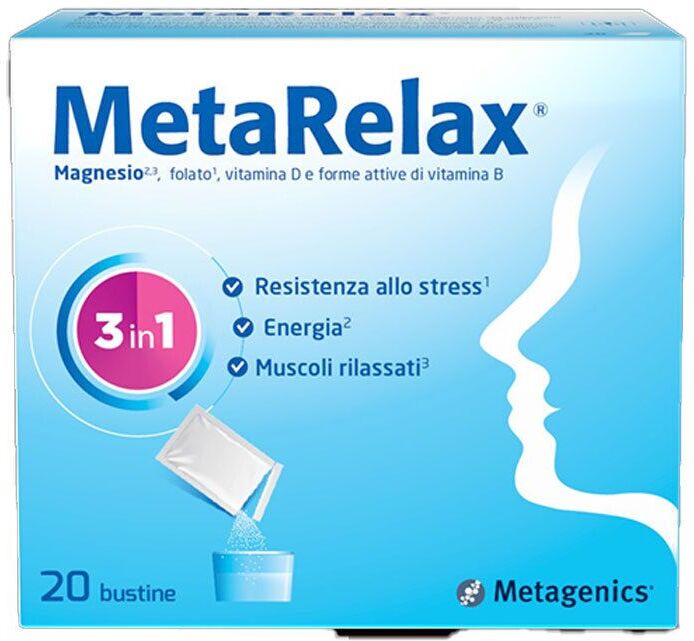 METAGENICS BELGIUM bvba Metagenics, MetaRelax, 20 Bustine