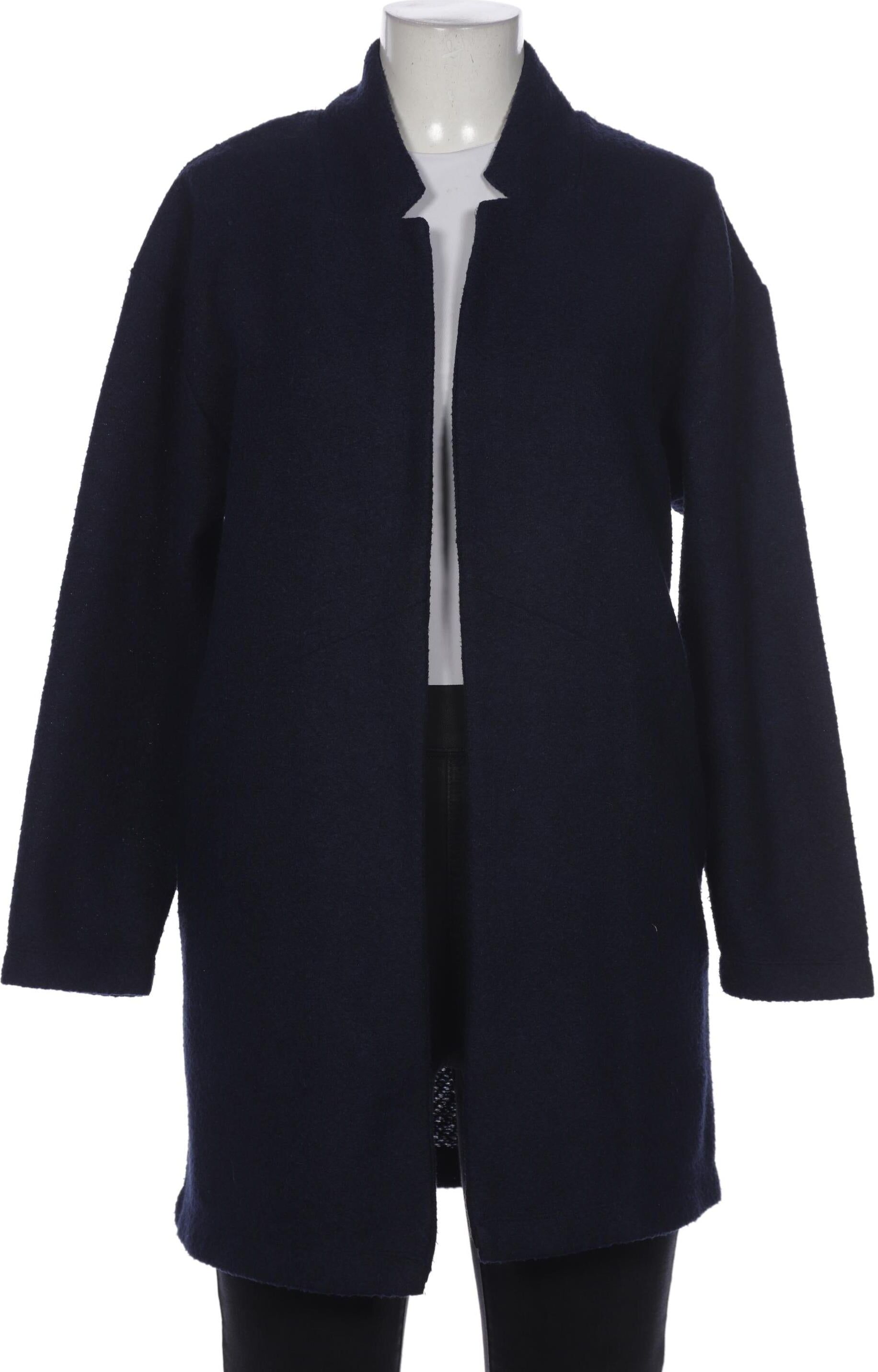 Marks & Spencer Damen Mantel, Marineblau, Gr. EU 40, Synthetik - Second Hand