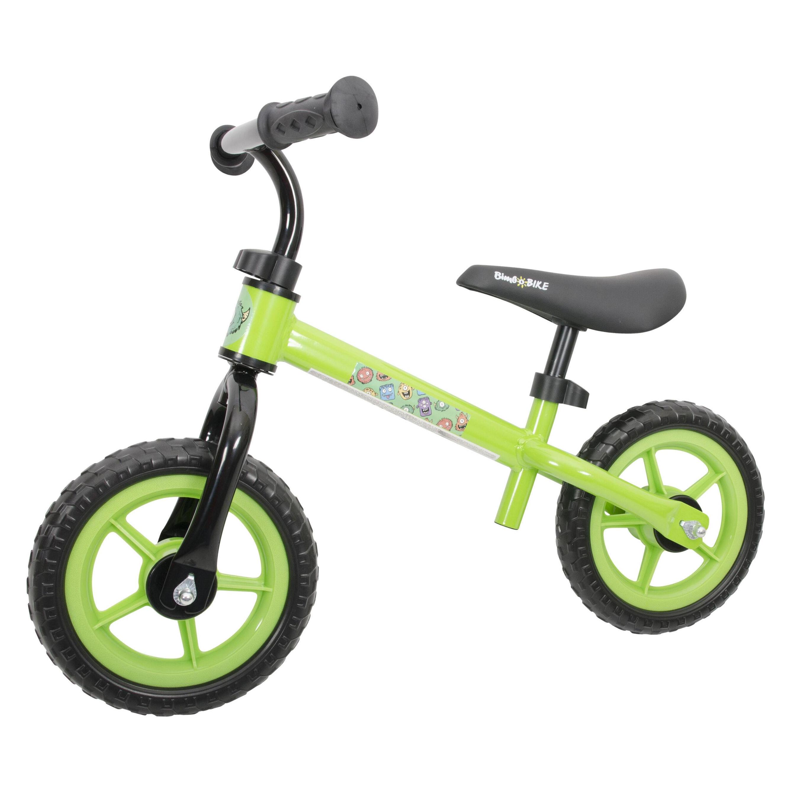 Bottari Balance bike Monsters 75811, green, 10" (10") (75811)