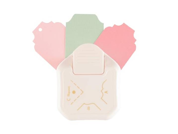 Vaessen Creative 3-in-1 Label Hoekpons Vintage - Hoeksnijder
