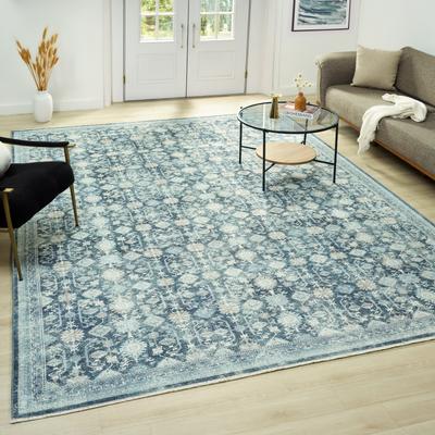 KALATY Ashford Slate Blue Area Rug