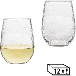Libbey 12er Set Weinglas -STEMLESS- 451 ml, Ø 9 cm, H: 11,5 cm