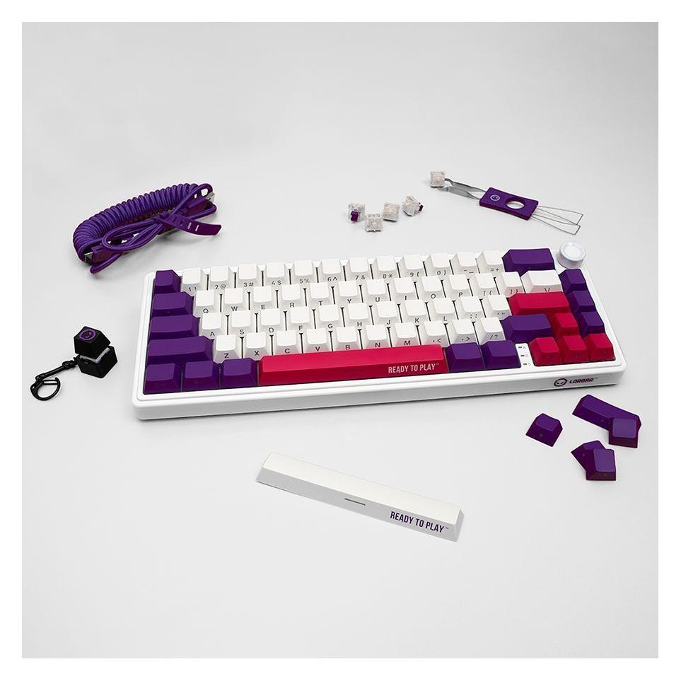 Lorgar KBP70MW gaming toetsenbord (US, Kabelgebunden, Kabellos) (LRG-KBP70MW-WH-US)