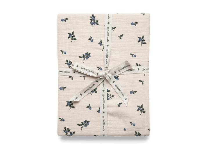 Garbo&Friends Blueberry Muslin hoeslaken 60x120x20 cm