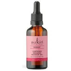 Sukin, Gesichtsserum, Zertifiziertes organisches Hagebuttenöl (50 ml)