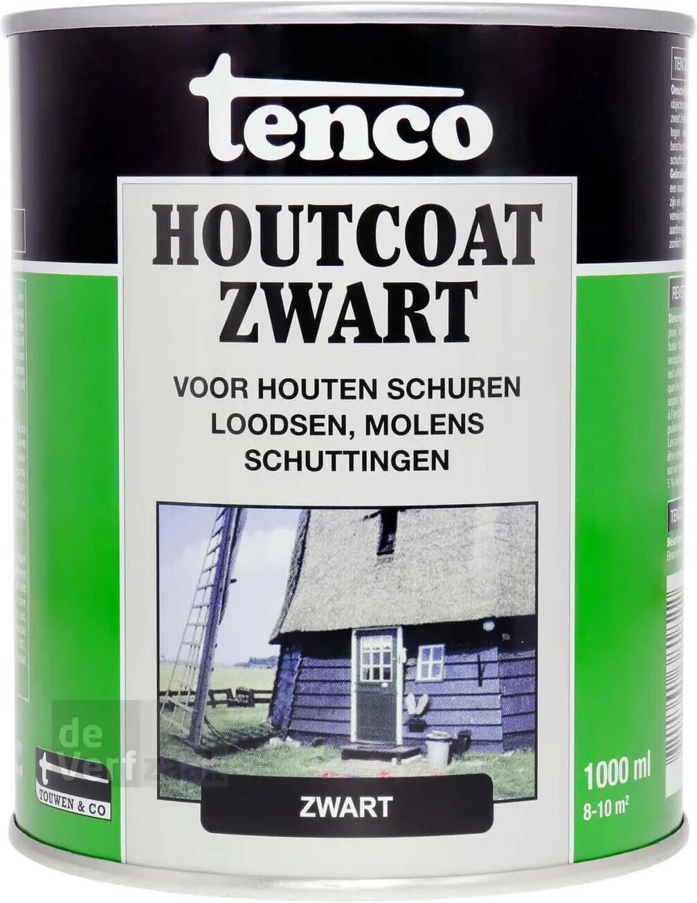 Tenco Houtcoat Zwart