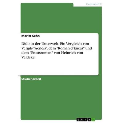 Dido in der Unterwelt. Ein Vergleich von Vergils 'Aeneis'; dem 'Roman d'Eneas' und dem 'Eneasroman' von Heinrich von Veldeke, Taschenbuch von Moritz
