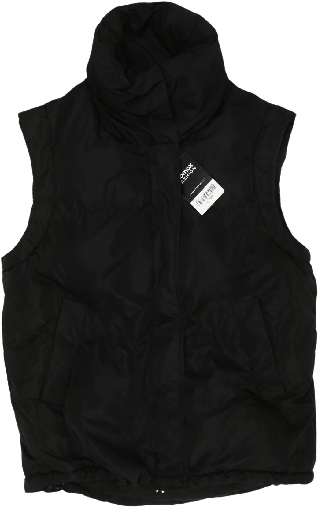 bershka Damen Weste, Schwarz, Gr. XS, Synthetik - Second Hand