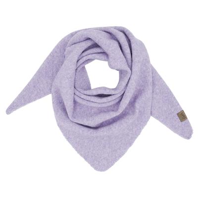 Dreieckstuch CAPO, Damen, violet, Strick, Kunstfaser, Modetücher, dezente Melange-Optik, weich, wärmend
