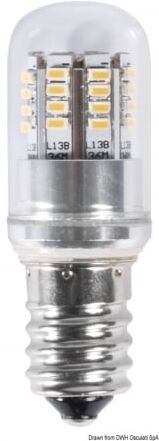 Osculati Lampadina a LED SMD zoccolo E14/E27 Lampadina led 12/24 V 23 W