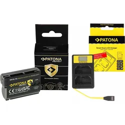 PATONA Dual USB Ladegerät + 2x Akku EN-EL15