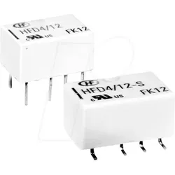 HFD4-24 - Signal-Relais subminiatur, 24 V DC, 2 A, 2 Wechsler