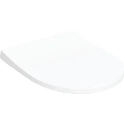 Geberit iCon WC-Sitz, schmales Design, weiß mit Absenkautomatik, antibakteriell