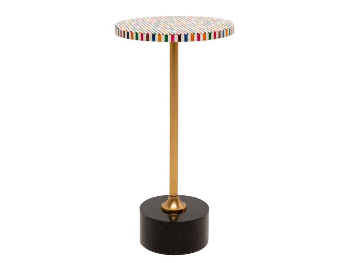 Beistelltisch Domero - Bunt Ø 25cm Multicolor