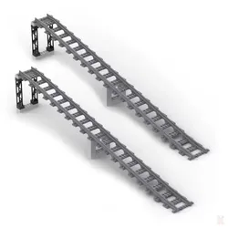 KL-50206 Eisenbahn Rampe (2er Set)