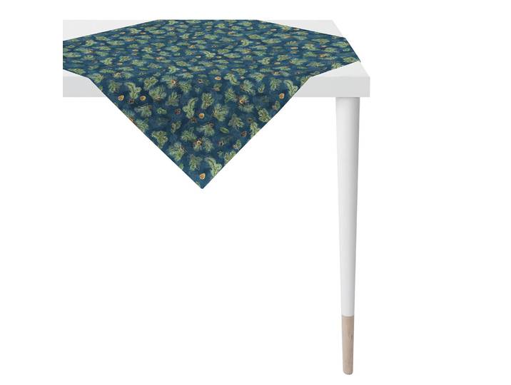 Nappe 9530 100 x 100cm Bleu/Bleu