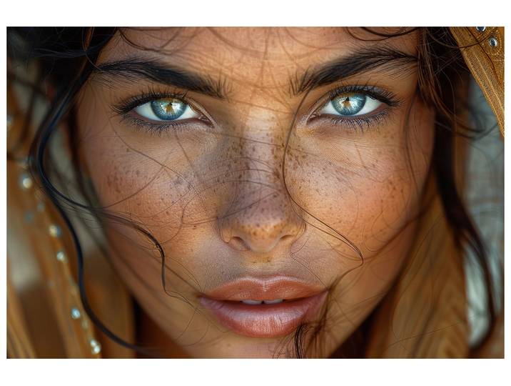 Canvas Green Eyes Oriental image LAND