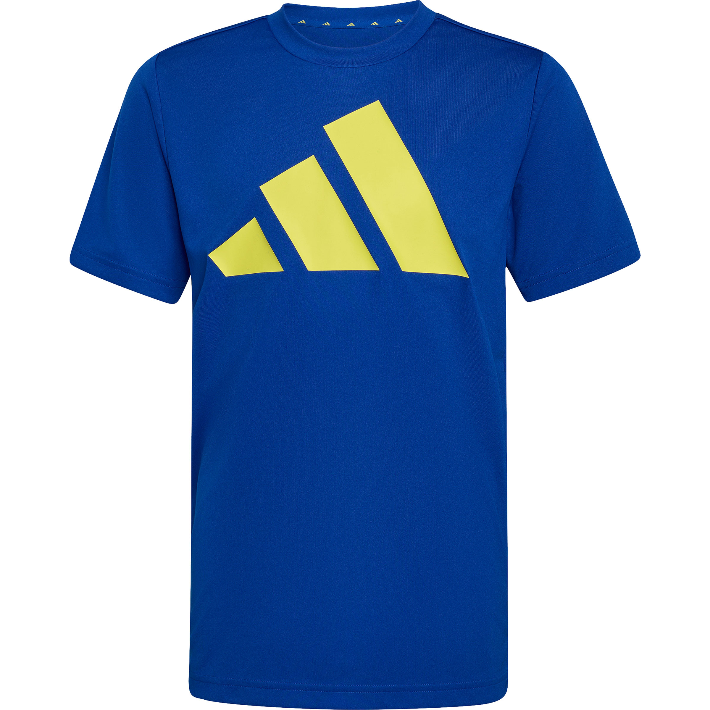 adidas Train Essentials Big Logo Kinder T-Shirts blau Größe 116 Training & Fitness Schnell trocknend