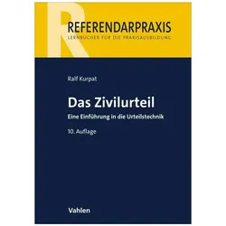 Das Zivilurteil, Fachbücher von Ralf Kurpat, Peter Siegburg
