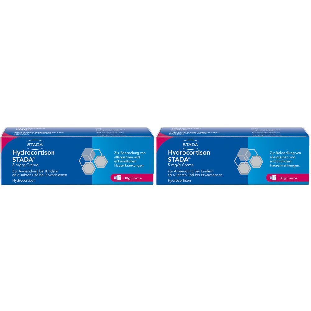 Hydrocortison Stada 5 mg/g Creme Doppelpack 2x30 g
