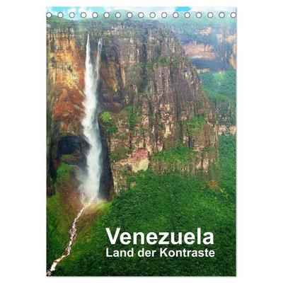 Venezuela - Land der Kontraste (Tischkalender 2027 DIN A5 hoch), CALVENDO Monatskalender