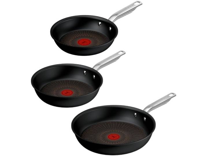PfannensetTefal Experience 20/24/28 cm - Farbe: Schwarz - Pfannenset