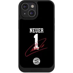 Nivocase Handyhülle für Apple iPhone 13 Mini Hülle NIVOpure Case Schwarz FC Bayern München FCB Manuel Neuer (Apple iPhone 13 mini), Smartphone Hülle, Schwarz