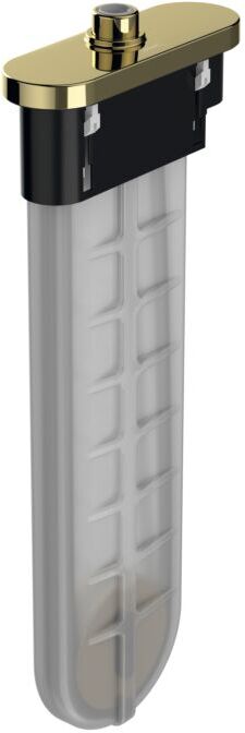 Hansgrohe sBox Wannenrandset 28020990 oval, für Wannen- oder Fliesenrandmontage, polished gold optic