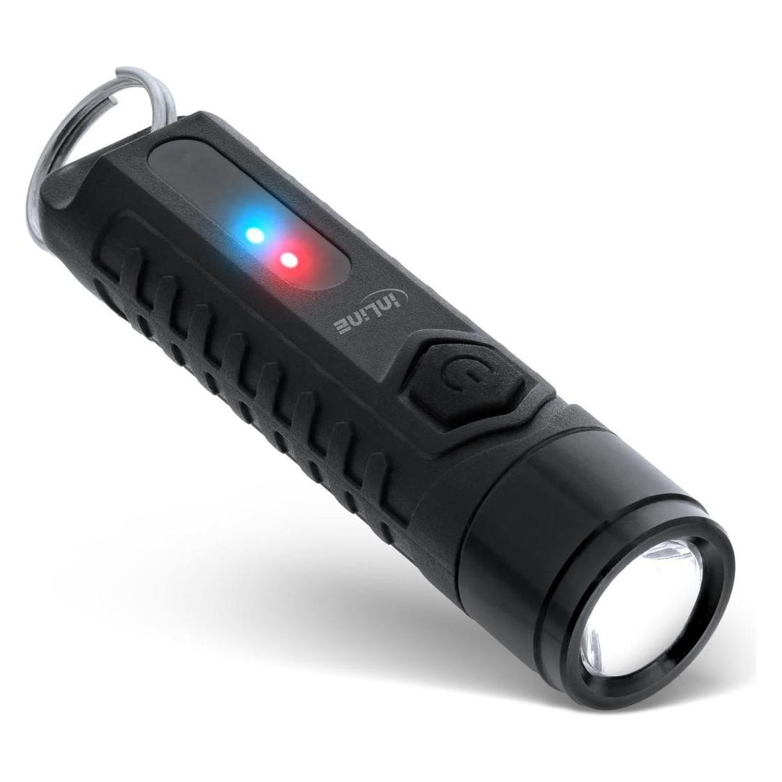 InLine KeyFinder, smarter Schlüsselanhänger mit LED-Licht, 300mAh, IPX65 (6.16 cm, 300 lm) (40080L)