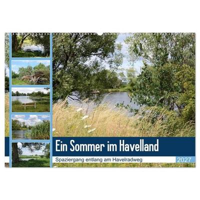Ein Sommer im Havelland - Spaziergang entlang am Havelradweg (Wandkalender 2027 DIN A2 quer), CALVENDO Monatskalender