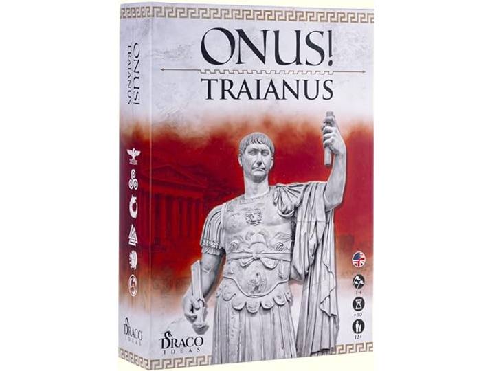 Crowd Games Onus! Traianus – Historical Wargame Without Miniatures Tactical Ancient Warfare with 8 Armies, Card-Based Combat System, 1st–2nd Century CE Strategy Game English