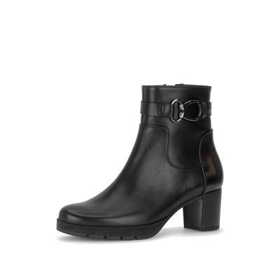 Stiefelette GABOR "Elegante Stiefelette", Damen, Gr. 42,5, schwarz, Schuhe Stiefelette