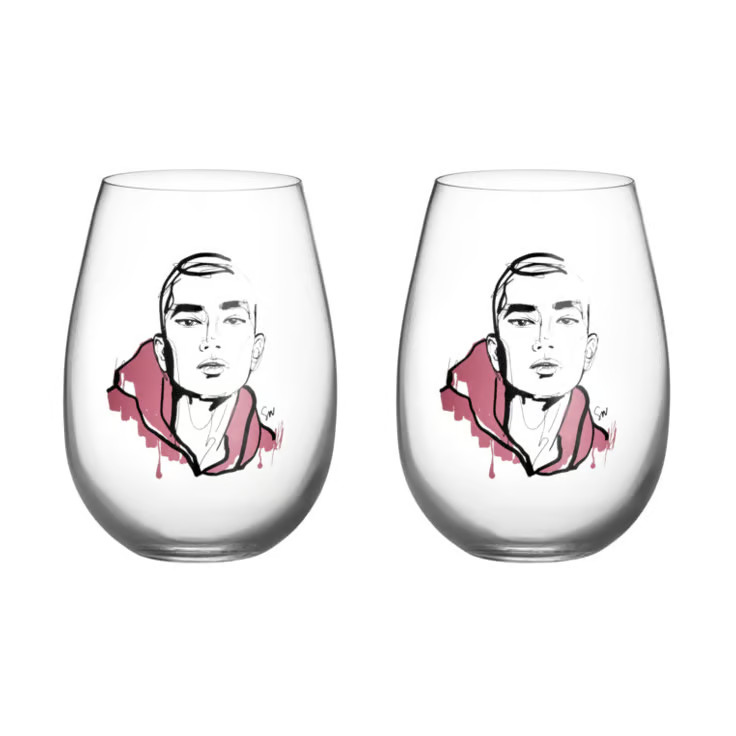 Kosta Boda All about you bekerglas 57 cl 2-pack Close to him