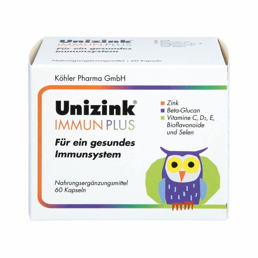 Unizink Immun Plus Kapseln 1x60 St