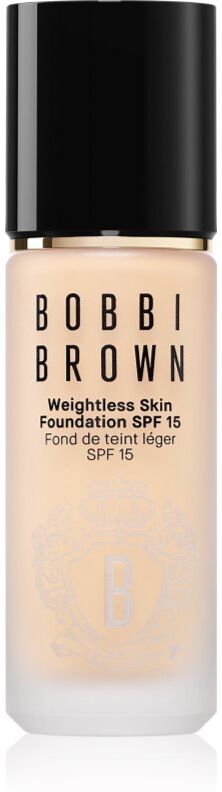 Bobbi Brown Weightless Skin Foundation SPF 15 long-lasting foundation with moisturising effect shade Warm Ivory 30 ml