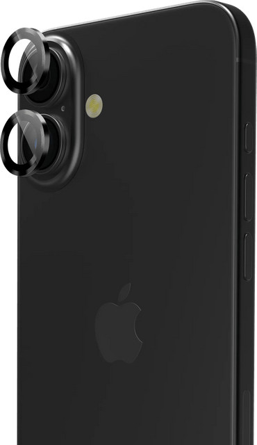 BlueBuilt Aluminium Camera Lens Protector voor Apple iPhone 17 - Zwart