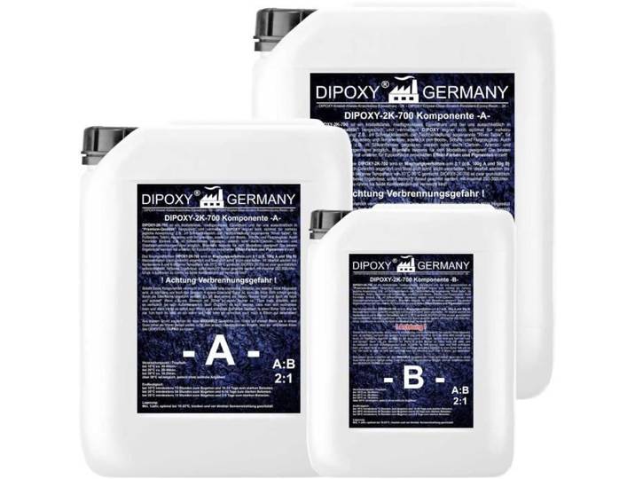 Colle Résine - DIPOXY - 4 5KG - Epoxy Transparente - Durcisseur Inclus - Polyvalente