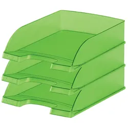 LEITZ Briefablage Plus DIN A4 grün-transparent
