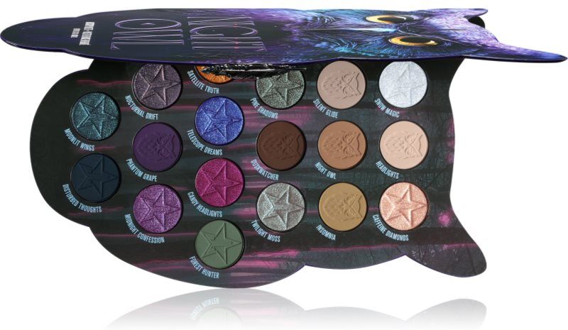 Jeffree Star Cosmetics Artisty Palette Night Owl eyeshadow palette 18x1 g