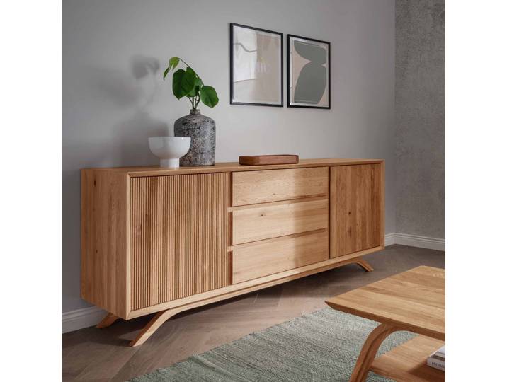 Sideboard Vegas aus massiver Wildeiche – Montierte Lieferung – 3%-Vorkasse-Rabatt