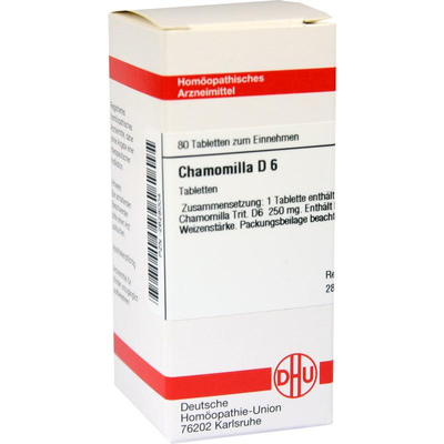 DHU-Arzneimittel GmbH & Co. KG CHAMOMILLA D 6 Tabletten 80 St 02628004