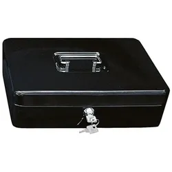 Wedo Geldkassette Größe 4 schwarz, 30x9x24 cm