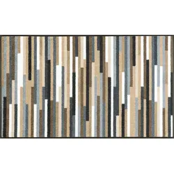 Wash & Dry Fußmatte Mikado Stripe natur 75x120cm Polyamid Beige Natur 75 x 120 cm