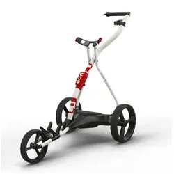 Wishbone EON Elektro Golf Trolley weiss/rot