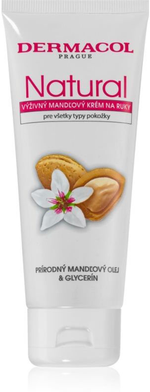 Dermacol Natural crème nourrissante aux amandes mains et ongles 100 ml